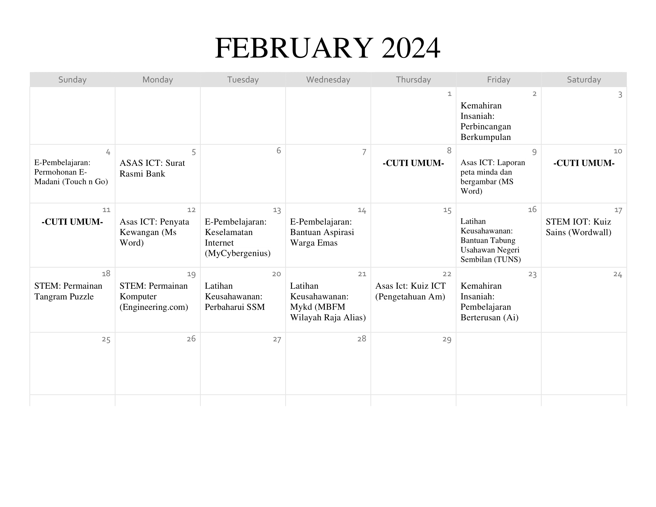 kalender februari 2024 2